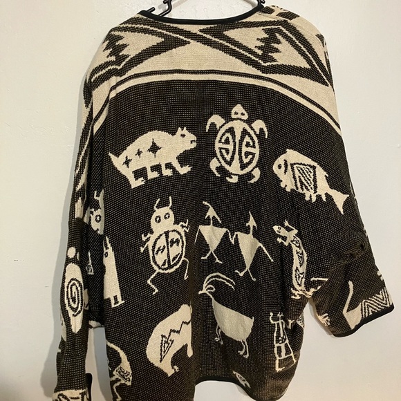 Kokopelli New Mexico Collection 100% cotton made in USA woven shawl wrap Large - Picture 7 of 8